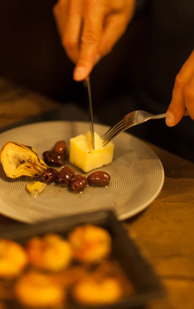 Eine Auswahl mediterraner Tapas